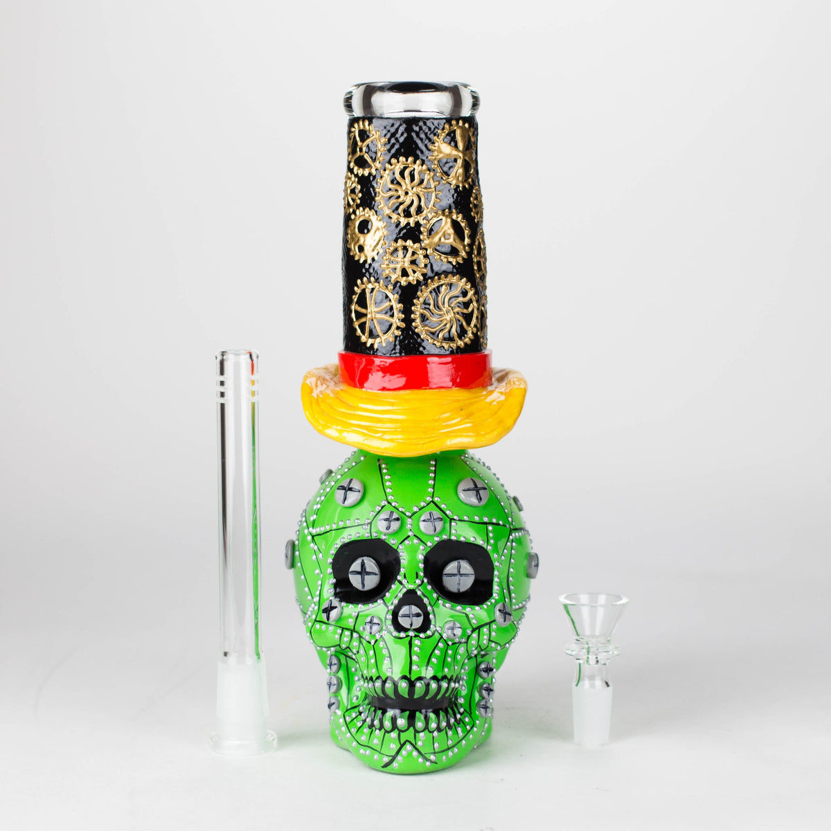 Wizard Skull 9" Bong