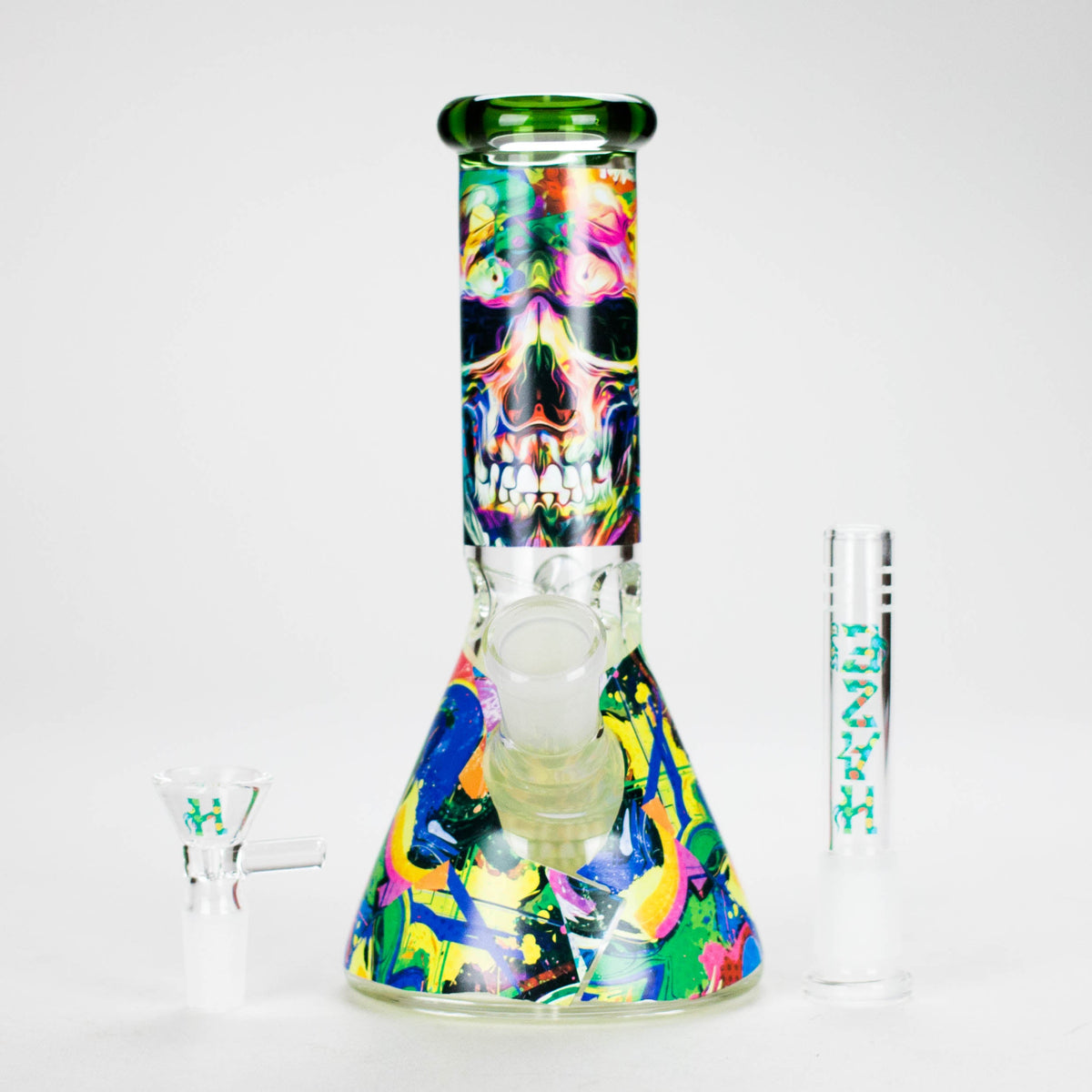 Haze 8" Skull Beaker Bong