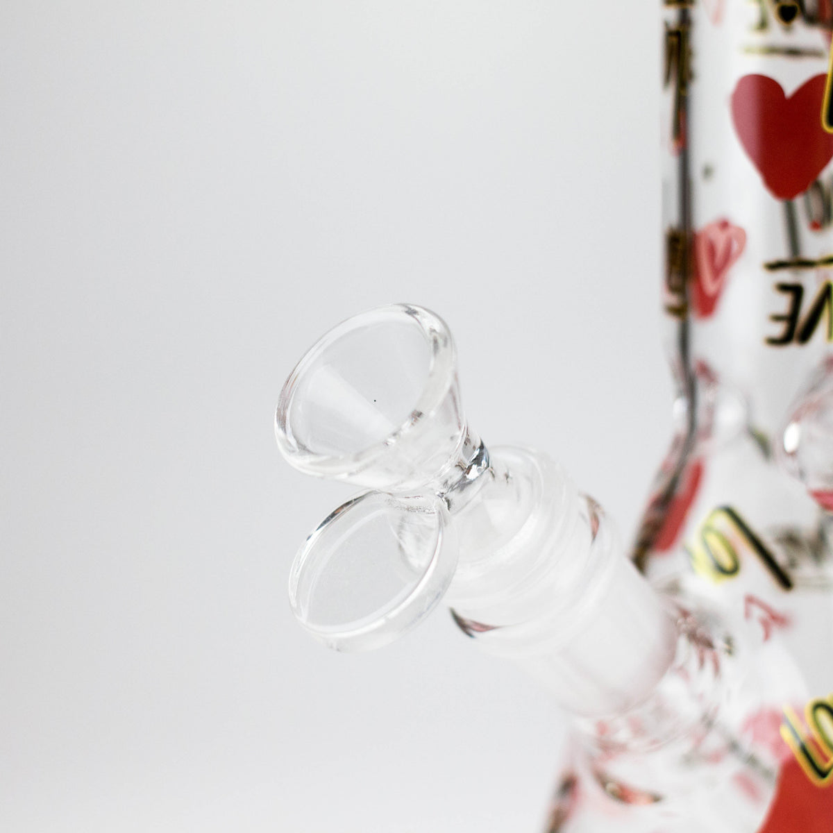 Love Design 10-inch Beaker Bong glass detail