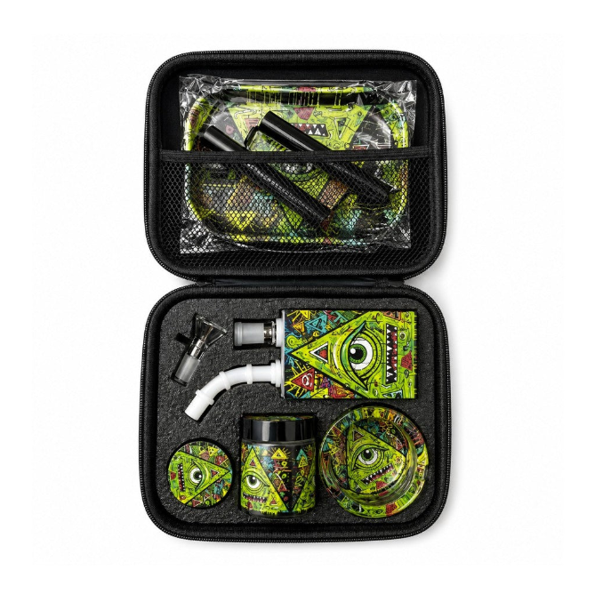 Juicy Box Smoking Set- Neon Triangle Terror