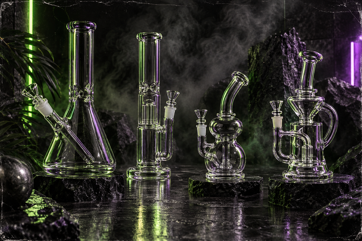 Bong Types Explained: Beakers, Straight Tubes, Recyclers & More
