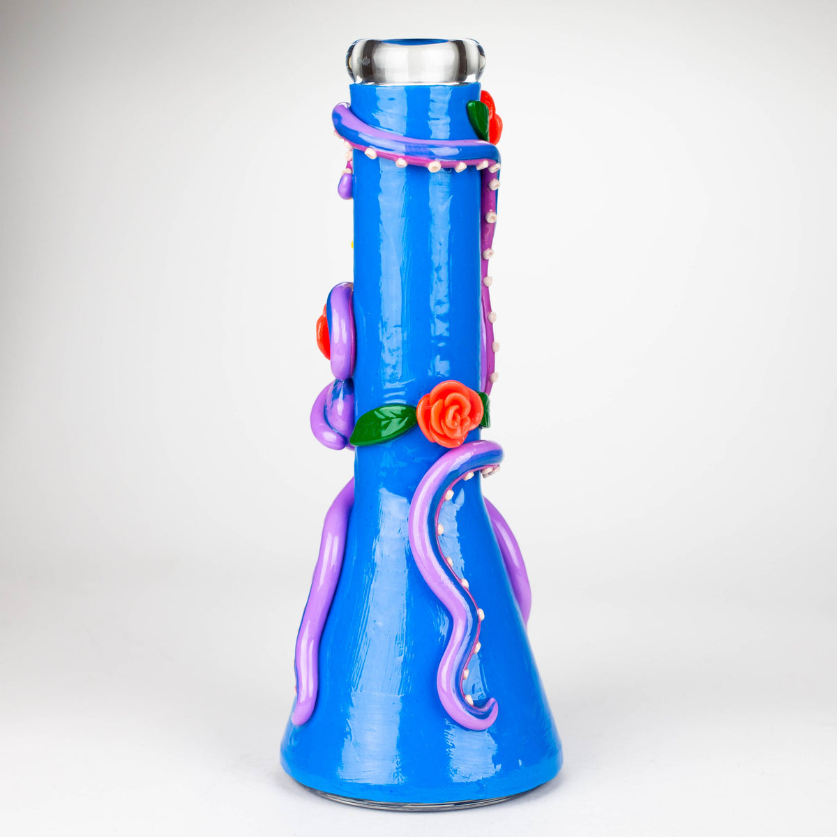 Octo-Skull 13" Glow Bong