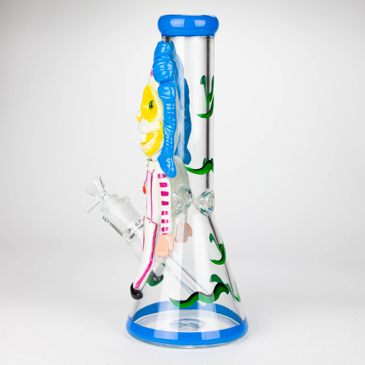 3D Clown 13" Beaker Bong