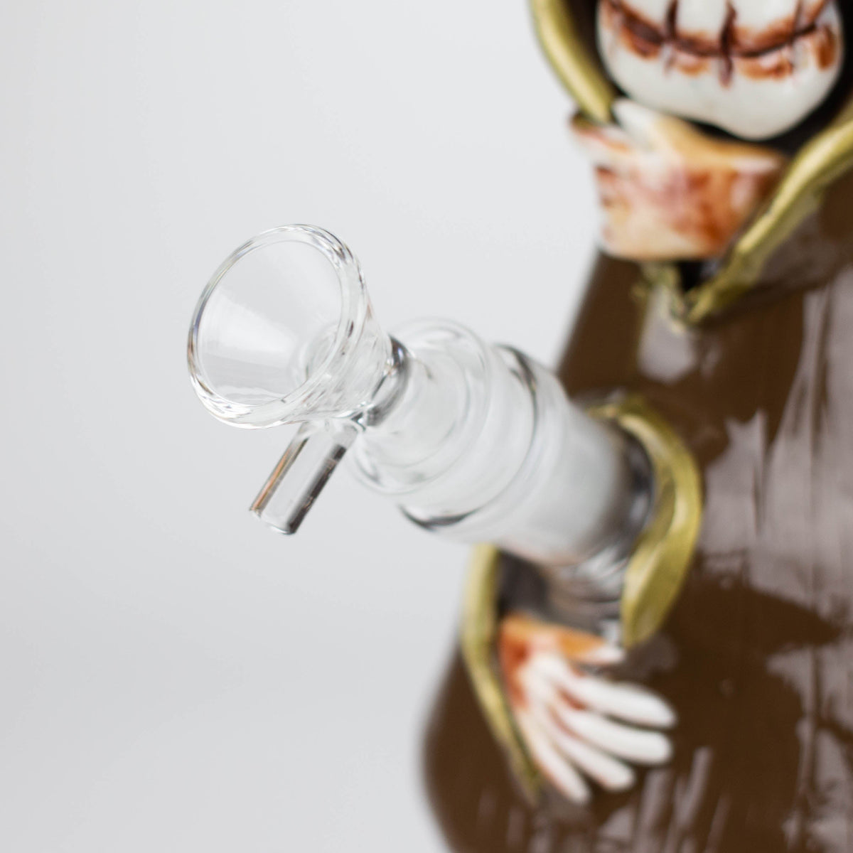3D Skull 10" Beaker Bong