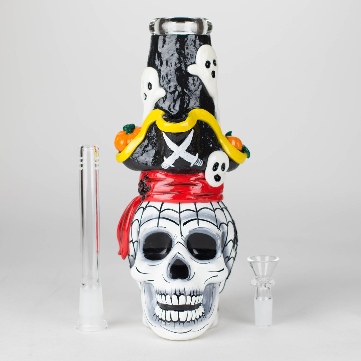 Pirate Skull 9" Bong