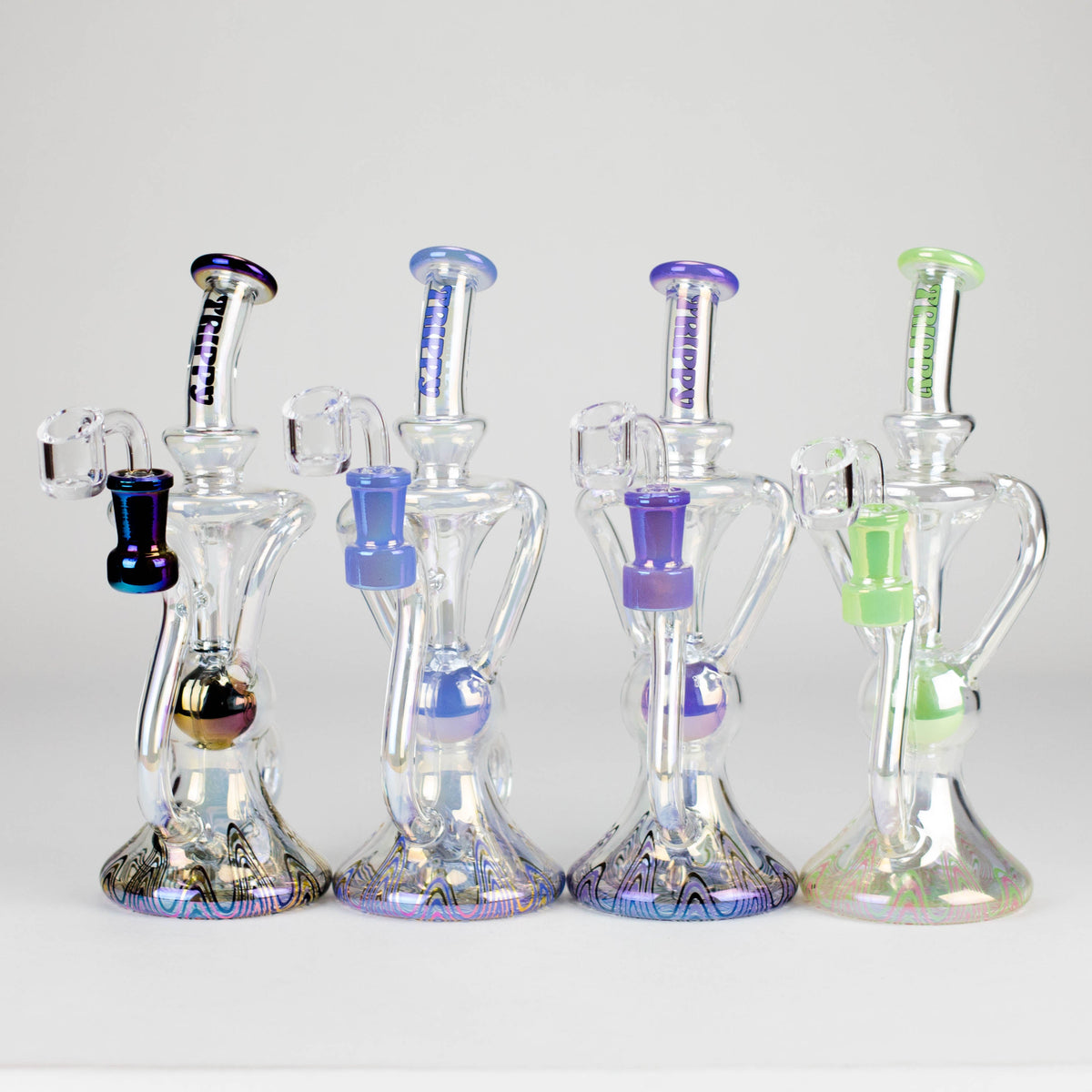 Trippy Glass Recycler Rig