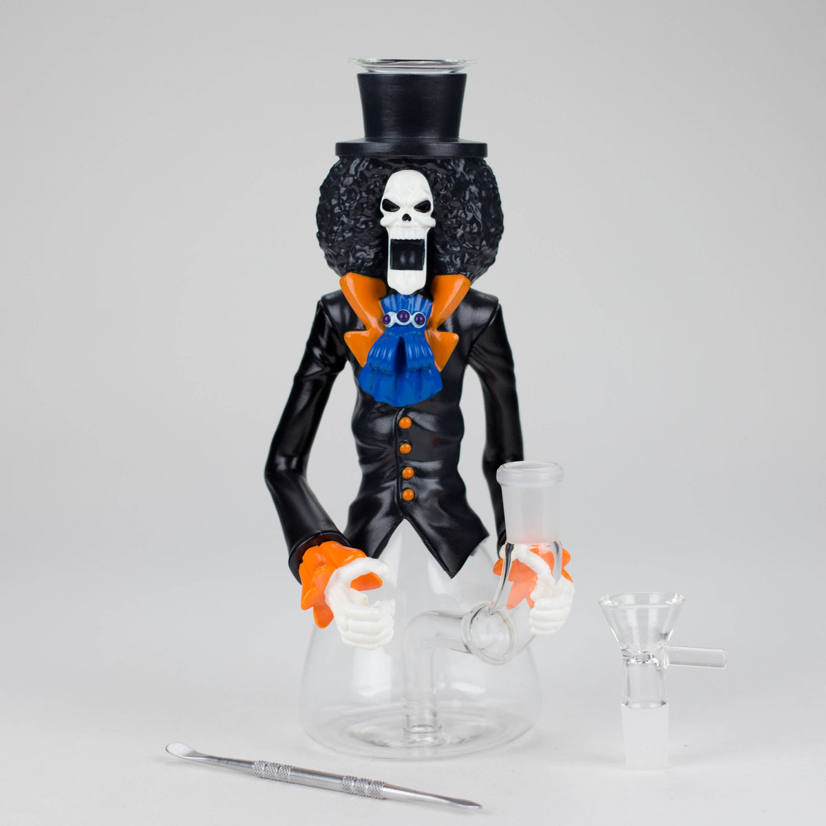 Skeleton 8.5" Vinyl Bong
