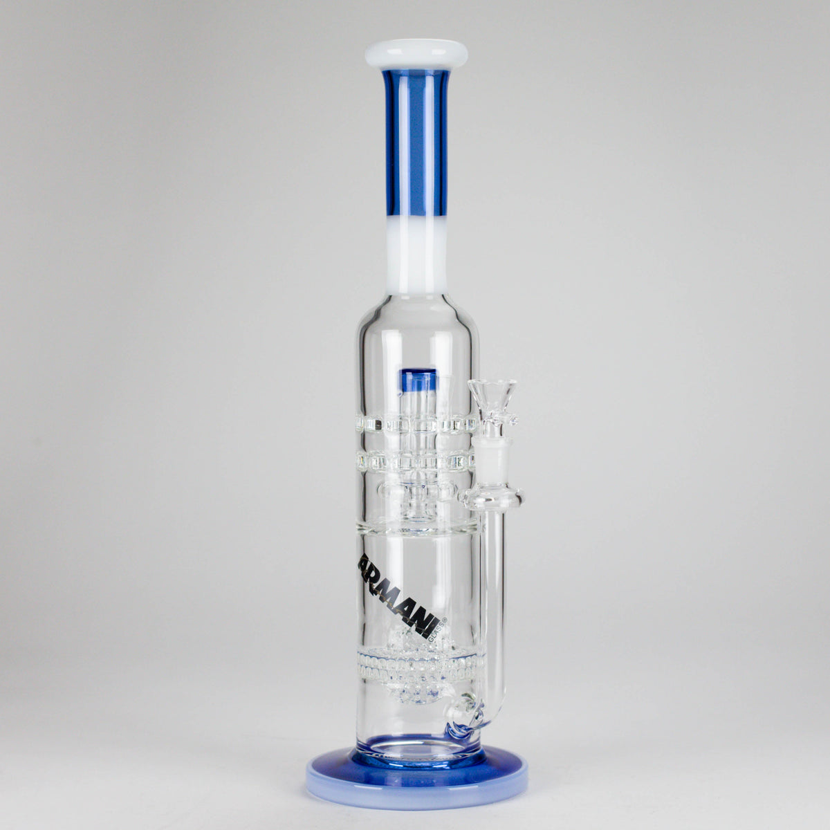 Armani 16" Double Perc Bong