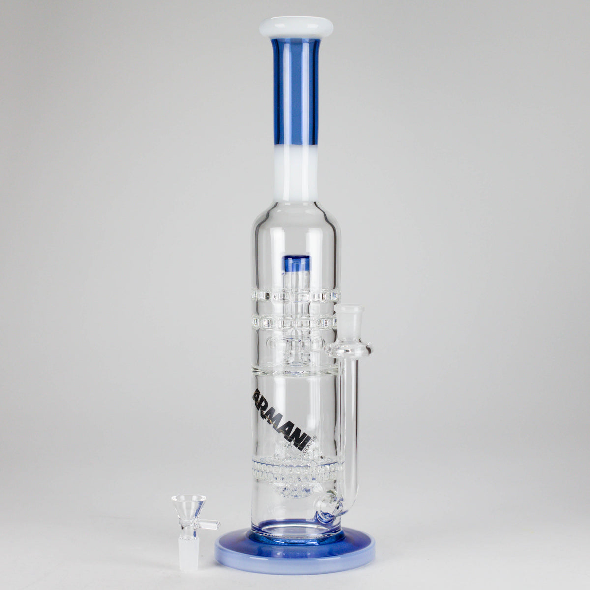 Armani 16" Double Perc Bong
