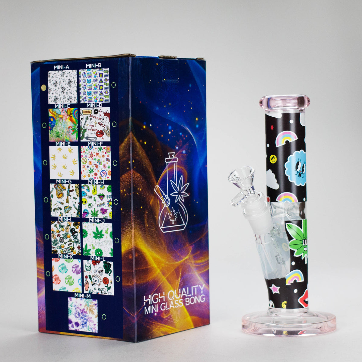 Haze 9" Emoji Bong