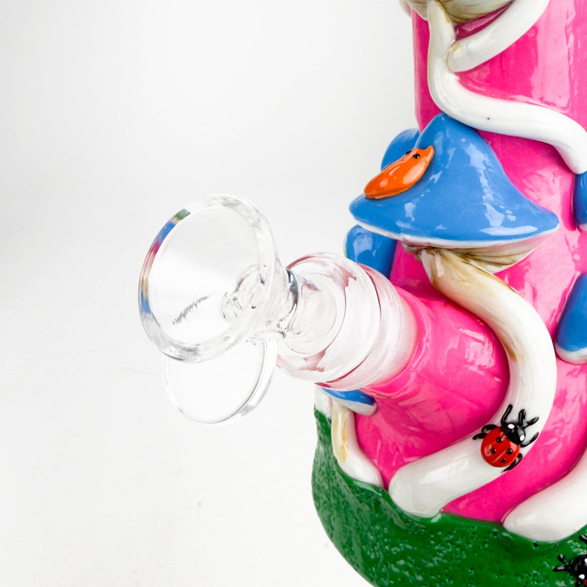 Enchanted Mushroom 10" Glass Beaker Bong