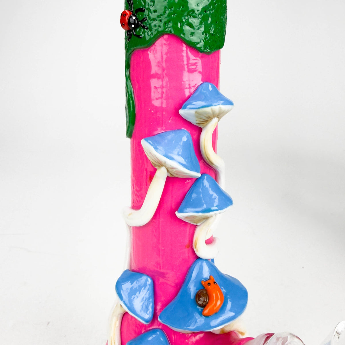 Enchanted Mushroom 10" Glass Beaker Bong