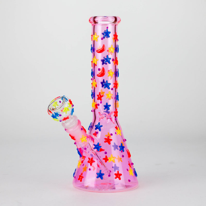 Moon Star 10-inch Glow Bong