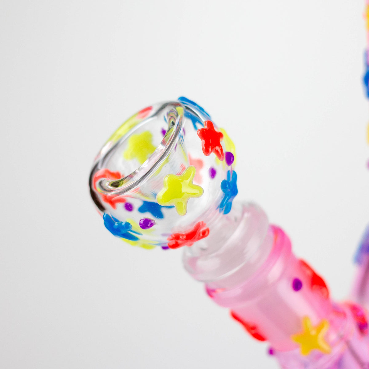 Moon Star 10-inch Glow Bong side view