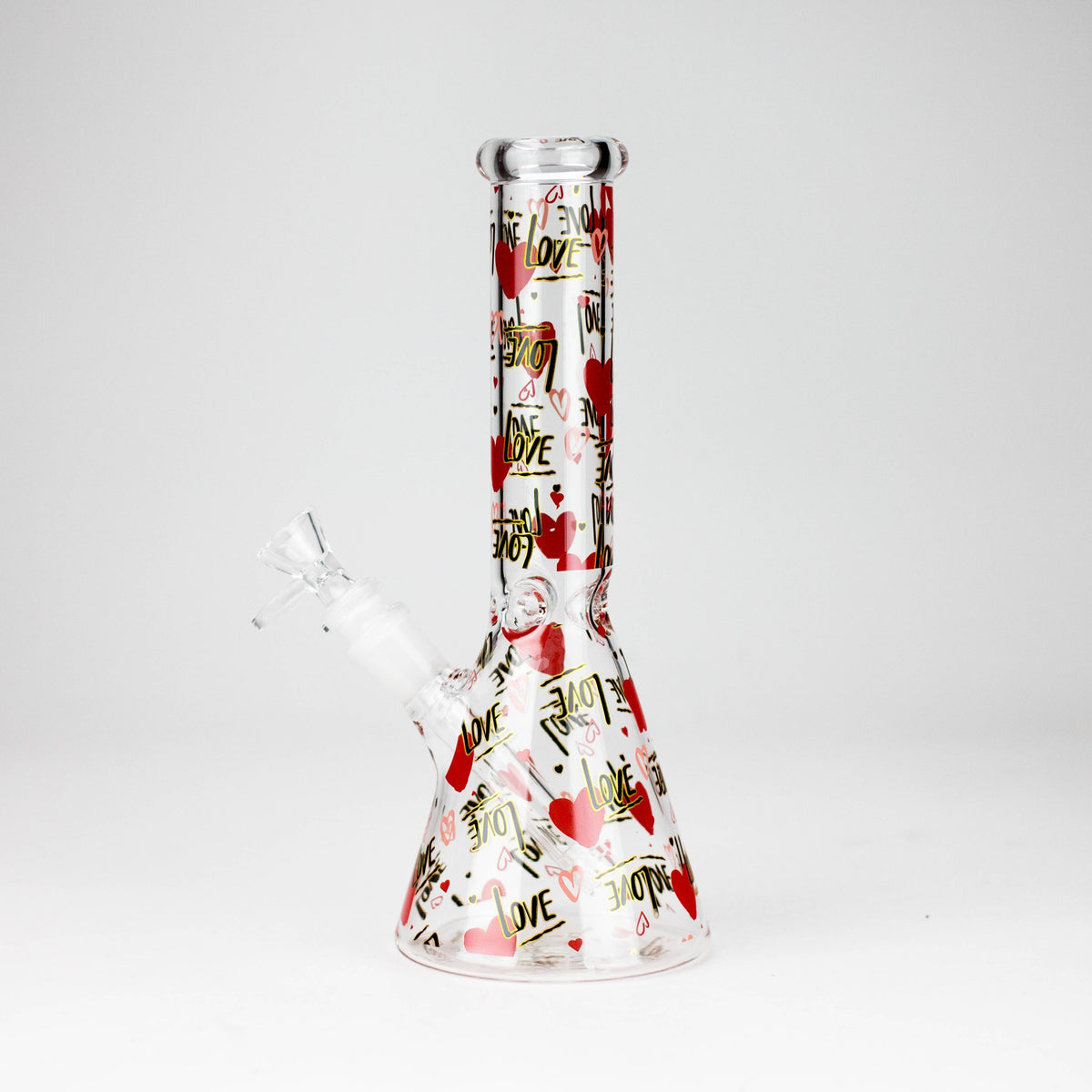 Love Design 10-inch Beaker Bong design detail