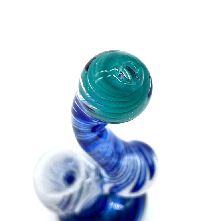 Mini 5-inch Glass Bubbler side view