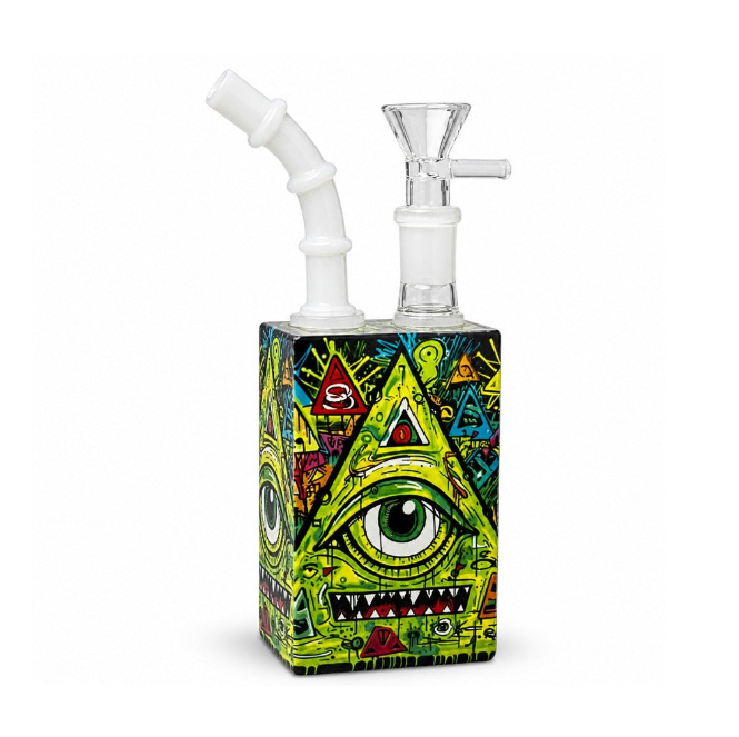 Juicy Box Smoking Set- Neon Triangle Terror
