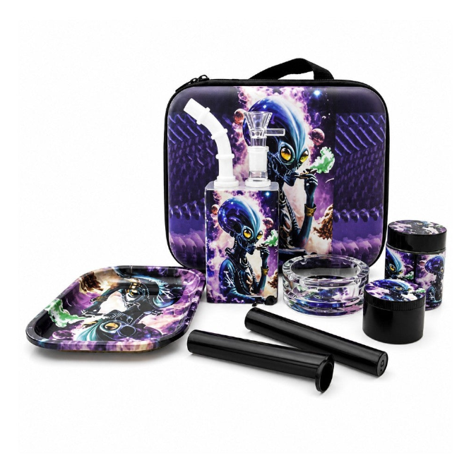 Cosmic Pulse 7.5-inch Bong Kit