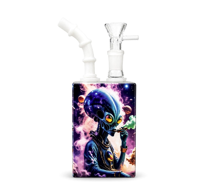 Cosmic Pulse 7.5” Juicy Box Bong Travel Kit