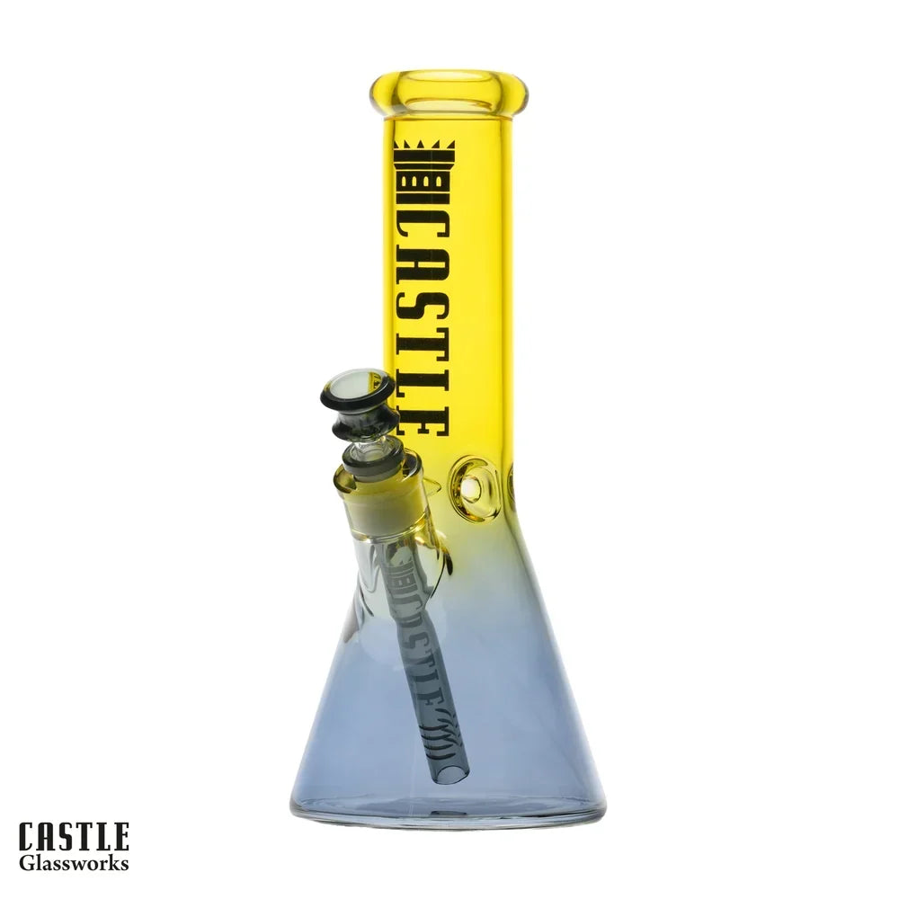 Electroplated 12-inch Beaker Bong color option