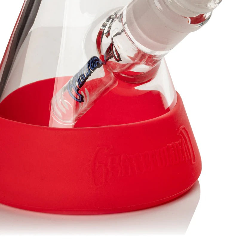 Grateful Dead Steal Your Face 10-inch Bong glass detail