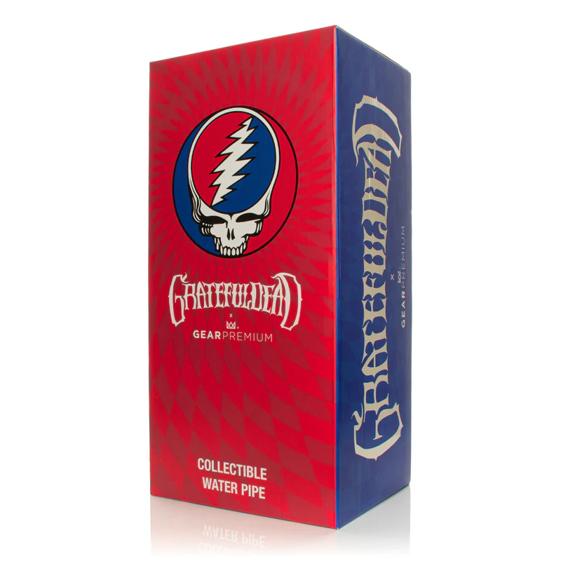 Grateful Dead | 10" Tall Bertha Beaker Base Water Pipe W/Silicone Base