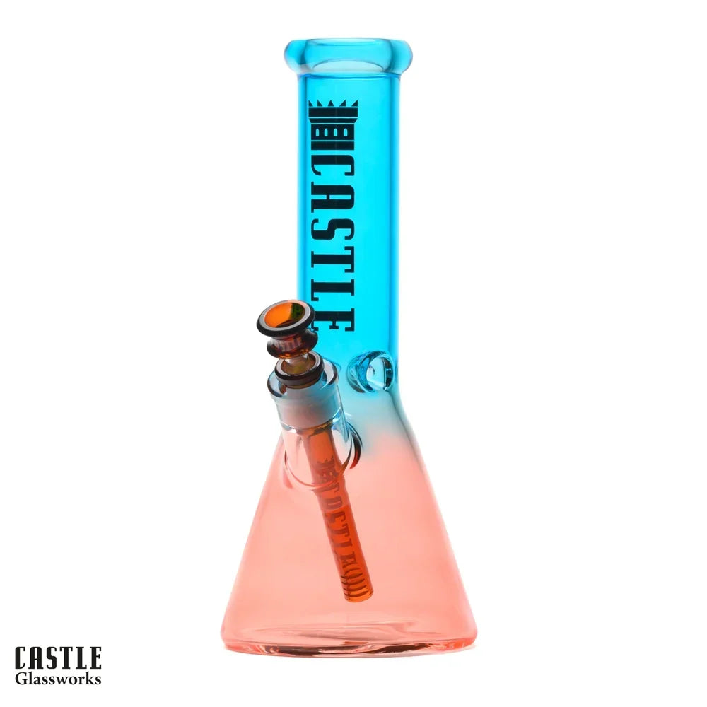 Electroplated 12-inch Beaker Bong finish detail