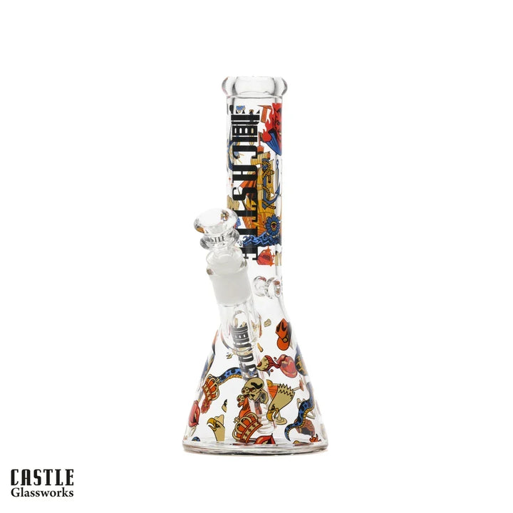 Tattoo 10-inch Beaker Bong