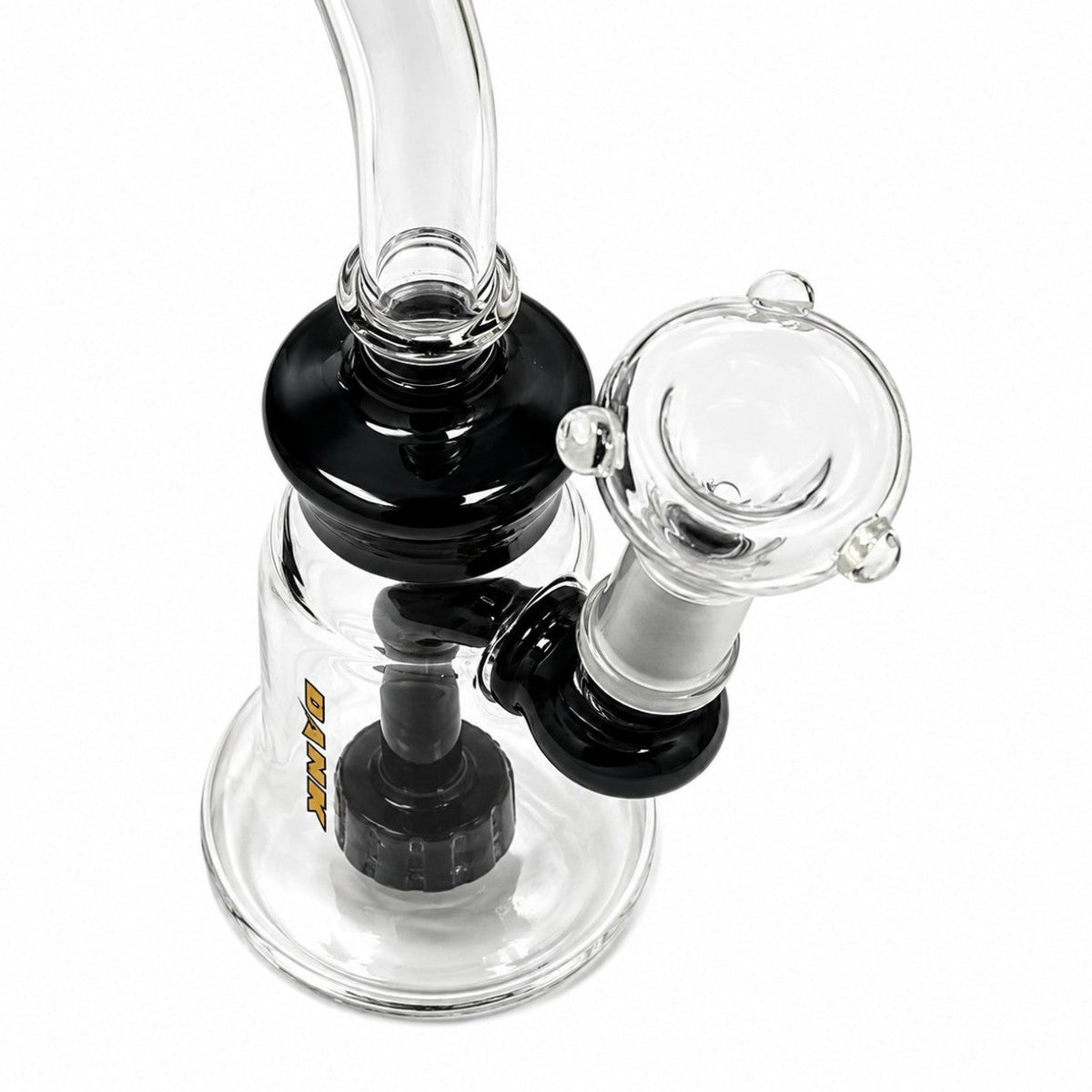 Color Accent 8-inch Dab Rig smoke grey option